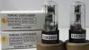 6X5GT-CV573 TORVAC MATCHED PAIR D GETTER MADE IN ENGLAND AMPLITREX TESTED MIL Gr