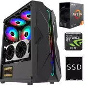 Gaming PC Computers AMD RYZEN 5 3600 16GB RAM SSD nVidia GT 1030