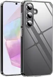 TR4U Clear Case Compatible with Samsung Galaxy A35 [Anti-Yellowing] [Shockproof] [Military Grade Protection] [Non-Slip Slim Fit] Protective Case for A35 5G 6.6" (2024)