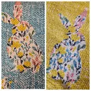 NWT Choice of Shabby Chic Easter Bunnies Tapestry Style Table Runner 16" x 72"