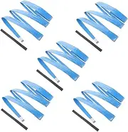 5Sets Badminton Racket Grip Tape Sweat Absorbent Slip Tennis Racket Grip Wraps Durable and Portable Overgrips for Sports Racket Supplies for Comfort and Performance