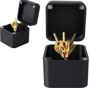 jewsuva Middle Finger in A Box, Gag Gifts Funny Adult, White Elephont Gifts for Adults, Joke Prank Gag Quirky Gifts for Guys Men