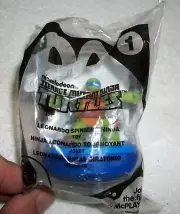 2015 McDonalds Happy Meal Teenage Mutant Ninja Turtles Leonardo Spinning Ninja