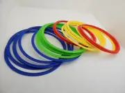 24 Pack Agility and Speed Training Rings for Trainers, Gyms, Exercise, 15.75 In