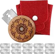 Bread Dough Scoring Tool with 10 Stainless Steel Blades & 1 Felt Bag Portable Bread Dough Scoring Knife Wooden Bread Lame Slashing Tool Bread Lame Knife Bread Scoring Knife for Sourdough Bread