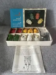 Vintage Blow Mold Mini Owl Christmas String Lights Set Of 10 Canada New Indoor