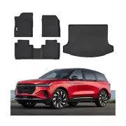 Floor Mats & Trunk Mat Fit for 2024 2025 Lincoln Nautilus,All Weather Protect...