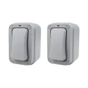 Waterproof Wall Push Button Wall Mounted, with Light, Switch Push