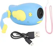 Children Toy Camera, Mini 2.0in HD 1080P Color Screen Display Cartoon Learn Funny Digital Camera Blue Children Kids, Birthday Holiday Child,Home,Friend, Support 32G Memory Card