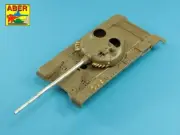 125mm 2A46M METAL BARREL for T-72 M1 & T-64 A/B (TAMIYA TRUMPETER) #35L148 ABER