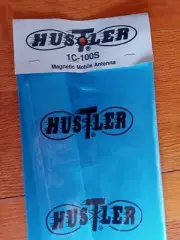 HUSTLER 1C-100S 41 In MAGNETIC MAGNET MOUNT BASE LOADED CB RADIO ANTENNA w/ COAX