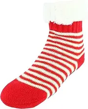 [Polar Extreme] Girl's Novelty Patterned Slipper Sock with Sherpa Cuff (1 Pair)
