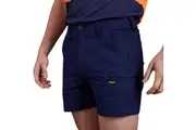 Mens Kinggee Workcool Pro Stretch Cuffed Navy Shorts