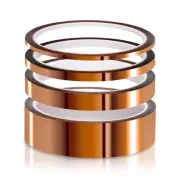ELEGOO High Temp Tape, 4 Pack Polyimide High Temperature Resistant Tape Multi-Si