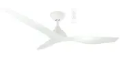 Martec Avoca 1320mm Smart DC Ceiling Fan with WiFi Remote White
