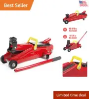 Torin Hydraulic Trolley Service/Floor Jack, 2 Ton 4,000 lb Capacity, Red