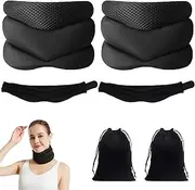 Vitavix Neck Support for Snoring, Necksupport - No More Snoring, Vitavix Anti Snoring Neck Support, Adjustable Soft Foam Neck Brace Cervical Collar (2PCS)