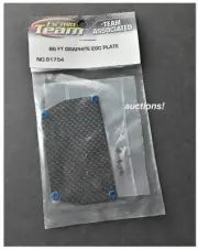 Team Associated 91754 FT Graphite ESC Plate : RC10B6 / B6 Club Racer / B6D