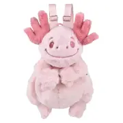 RI One 15" Pink Axolotl Plush Backpack