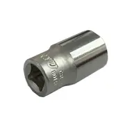 TDR Standard Socket 3/8 Inch, 3/8" Drive 13mm Metric MM, 6 Point Single Hex Deep Socket