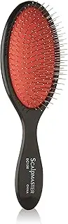 Scalpmaster Wire Cushion Brush (SC126) - Boar Bristle Hair Brush - Promotes Hair Growth & Easy Detangling - For Women