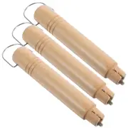 3pcs Replacement Saucepan Handle Milk Pan Handle Wooden Small Pan Handle