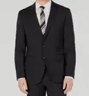 $395 Hugo Boss Men's Dark Grey Jeffery181s Classic Fit Jacket Sport Coat 42L