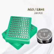 100PCS AG3 LR41 192 384 392 LR736 1.5V Alkaline Button Cell Watch Battery Lot