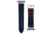 Ted Baker Calcim Leather Apple Watch Strap (42/ 44 MM) - Blue