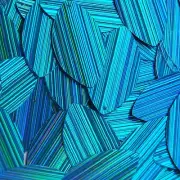 Aqua Blue City Lights Reflective Navette Leaf 1.5" Couture Sequin Paillettes