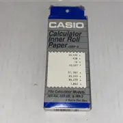 5 ROLLS CASIO HRP-5 CALCULATOR PAPER ROLLS Fits HR8A, HR8B& HR9 Calculators