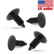 Set of 4 : Front Bumper Plug License Plate Plugs Holes Cover NEW. 7mm hole Black (for: Jaguar)