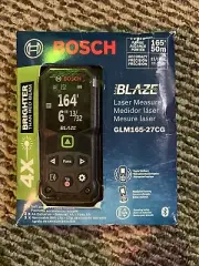 Bosch Blaze Glm165-27cg Green-Beam 165 Ft. Laser Measure - Black