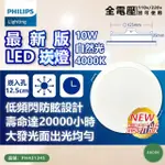 【PHILIPS 飛利浦】6入 LED DN032B 10W 4000K 自然光 全電壓 12.5CM 崁燈_PH431345