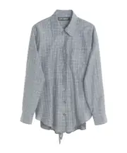 Our Legacy Apron Checked Shirt 34,36,38,40 Picnic Check Cotton Silk