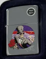 ZIPPO 1998 GREATFUL DEAD STANLEY MOUSE LIGHTER SEALED IN BOX X733