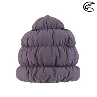 【ADISI】彈性無縫羽絨帽 AS22024 / 深霧紫(帽子 保暖帽 輕量 彈性 防潑水)