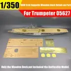 1/350 German Graf Zeppelin Wooden Deck+PE Detail-up Part for Trumpeter 05627