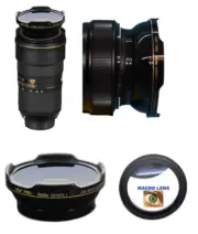 HD3 FISHEYE LENS + MACRO LENS FOR Nikon AF-S NIKKOR 24-70mm f/2.8E ED VR Lens
