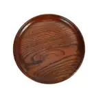 Tableware Household Smooth Wooden Bread dish Tray Kitchen Utensils1855