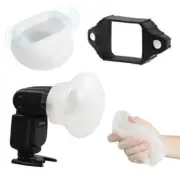 Magnetic Flash Sphere Diffuser & Grip Lighting Kit for On-camera Flash
