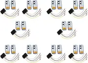 Mellisso 20X Wireless Winch Remote Control Switch Lift Gate Hydraulic Pump Dump Bed 12V Recovery Tow Truck