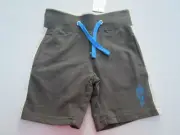 Boy's size 5 Pumpkin Patch side panel knit shorts with adjustable waist NWT