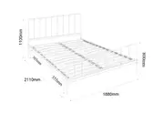 EDINBURGH White King Bed