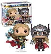Funko Pop Marvel Thor Love and Thunder Thor & Mighty Thor 2 Pack Vinyl Figure