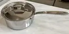 All-Clad D3 Stainless Steel 3 Quart Everyday Sauce Pan With Lid NEW