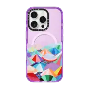 iPhone 16 Pro Impact Case MagSafe Compatible Clear Beach Umbrellas