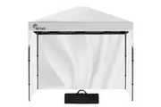 RED TRACK 3.6x2.2m Ultra Compact Folding Gazebo, Walls, Carry bag, Portable Outdoor Popup Marquee for Camping Beach, White