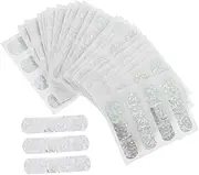 BESPORTBLE 100pcs Woven Glitter First Aid Patches Breathable Material Discreet Protectors for Home Travel