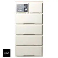 在飛比找momo購物網優惠-【HOLA】木紋抽屜收納櫃W55-五層